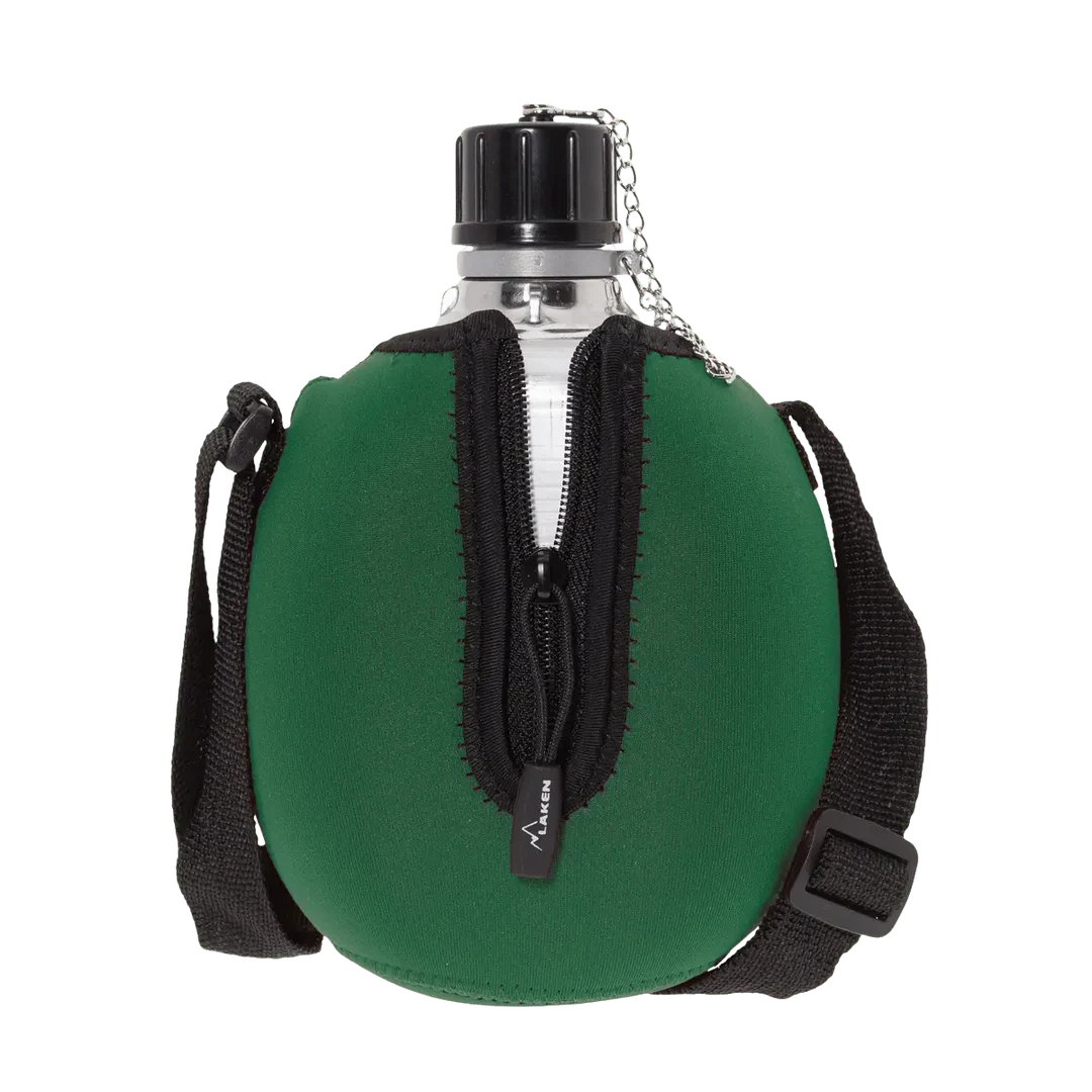 34oz ALUMINUM CANTEEN WITH NEOPRENE COVER