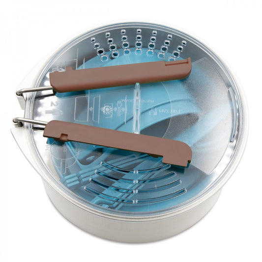 STAINLESS STEEL AND POLYPROPYLENE VIVAC CAMPING SET - 2 PERSONS