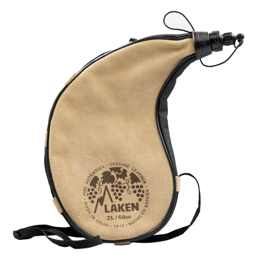 68oz Leather Canteen - Traditional Spanish Bota Bag