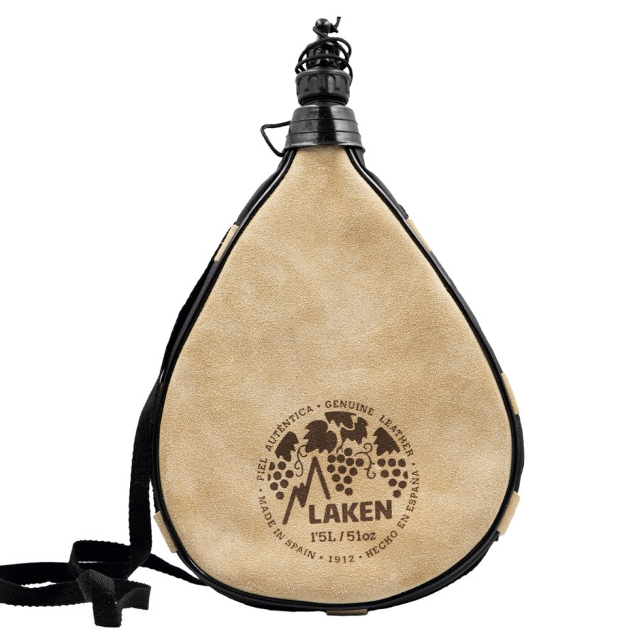 50oz Leather Canteen - Traditional Spanish Bota Bag