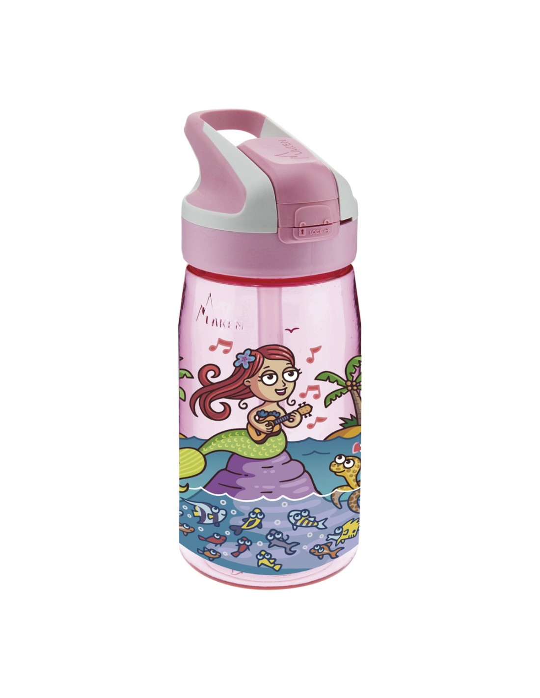 TRITAN KIDS STRAW BOTTLE WITH CARTOON DESIGNS - 15oz