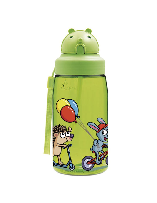 TRITAN KIDS STRAW BOTTLE WITH OBY CAP CARTOON DESIGNS - 15oz