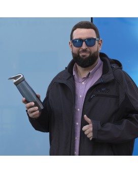 TRITAN WIDE MOUTH BOTTLE WITH SUMMIT STRAW CAP - 15oz