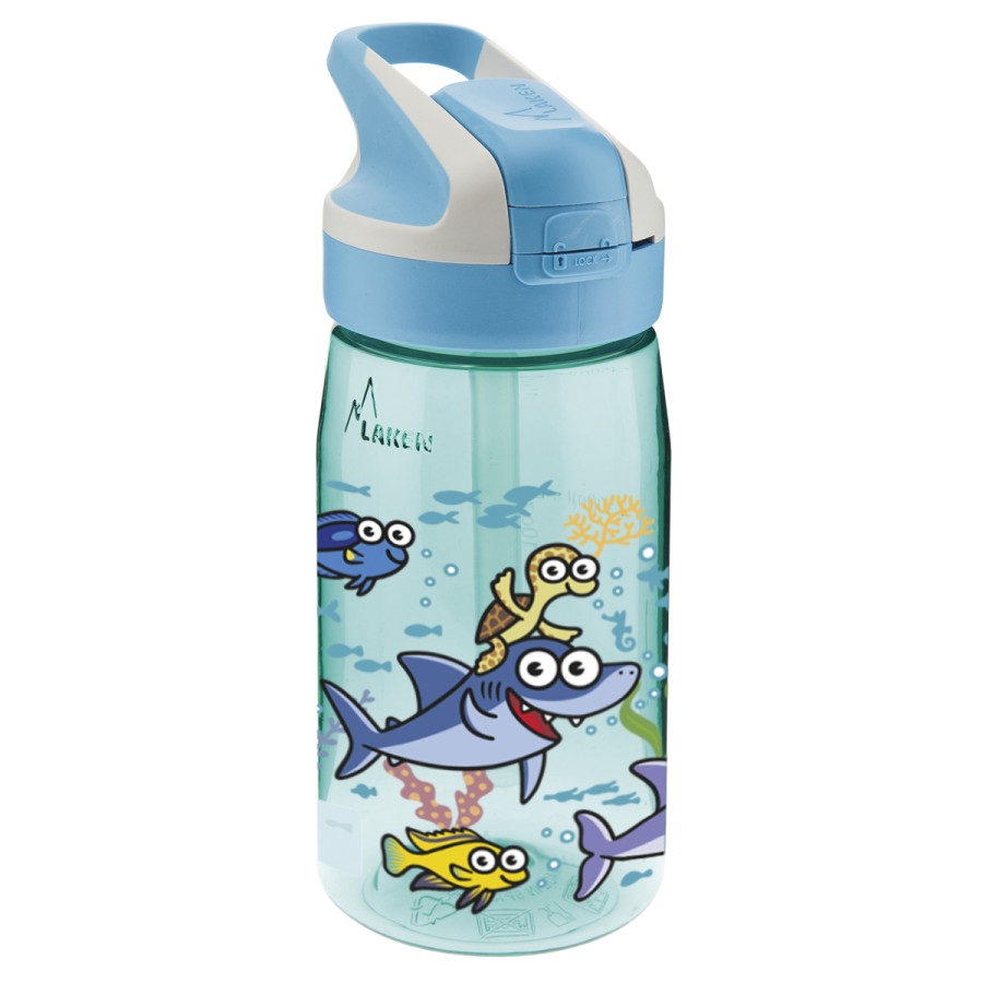 TRITAN KIDS STRAW BOTTLE WITH CARTOON DESIGNS - 15oz