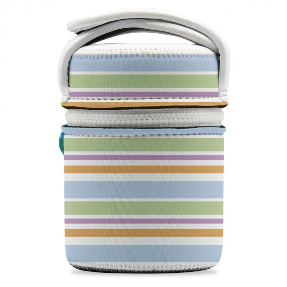 STAINLESS STEEL THERMO FOOD FLASK WITH NEOPRENE COVER - 17oz