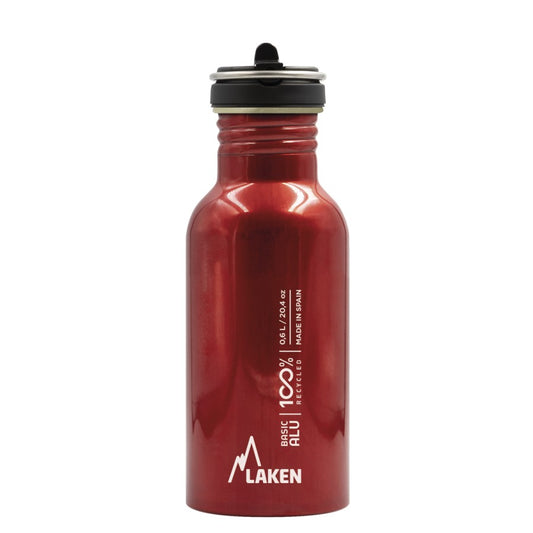 20oz WIDE MOUTH ALUMINUM WATER BOTTLE WITH FLOW STRAW CAP