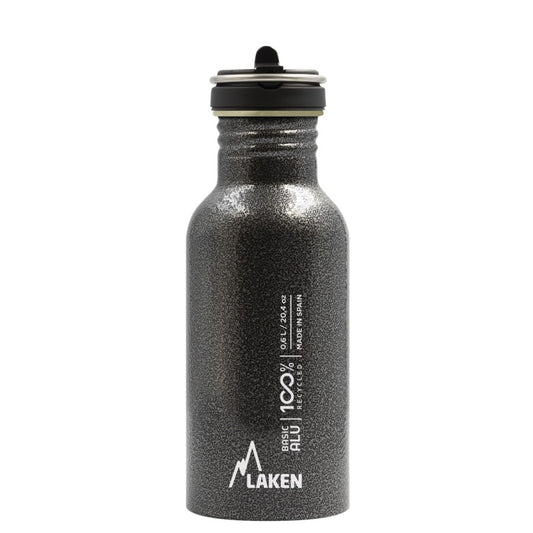 20oz WIDE MOUTH ALUMINUM WATER BOTTLE WITH FLOW STRAW CAP