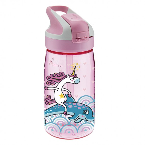 TRITAN KIDS STRAW BOTTLE WITH CARTOON DESIGNS - 15oz