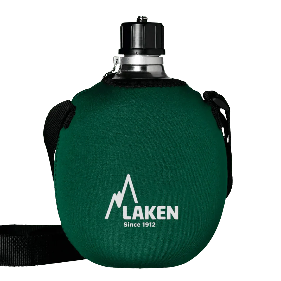 34oz ALUMINUM CANTEEN WITH NEOPRENE COVER