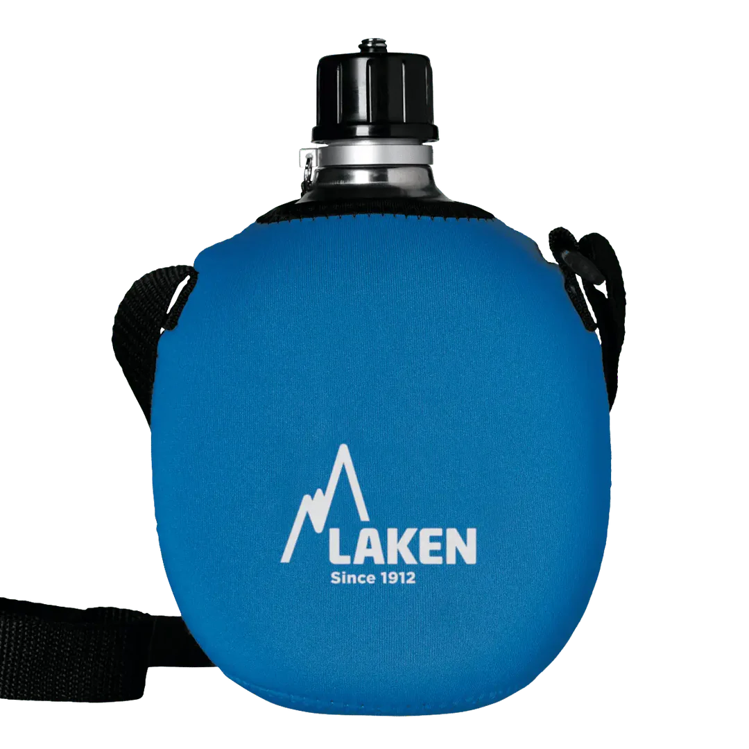 34oz ALUMINUM CANTEEN WITH NEOPRENE COVER – Laken
