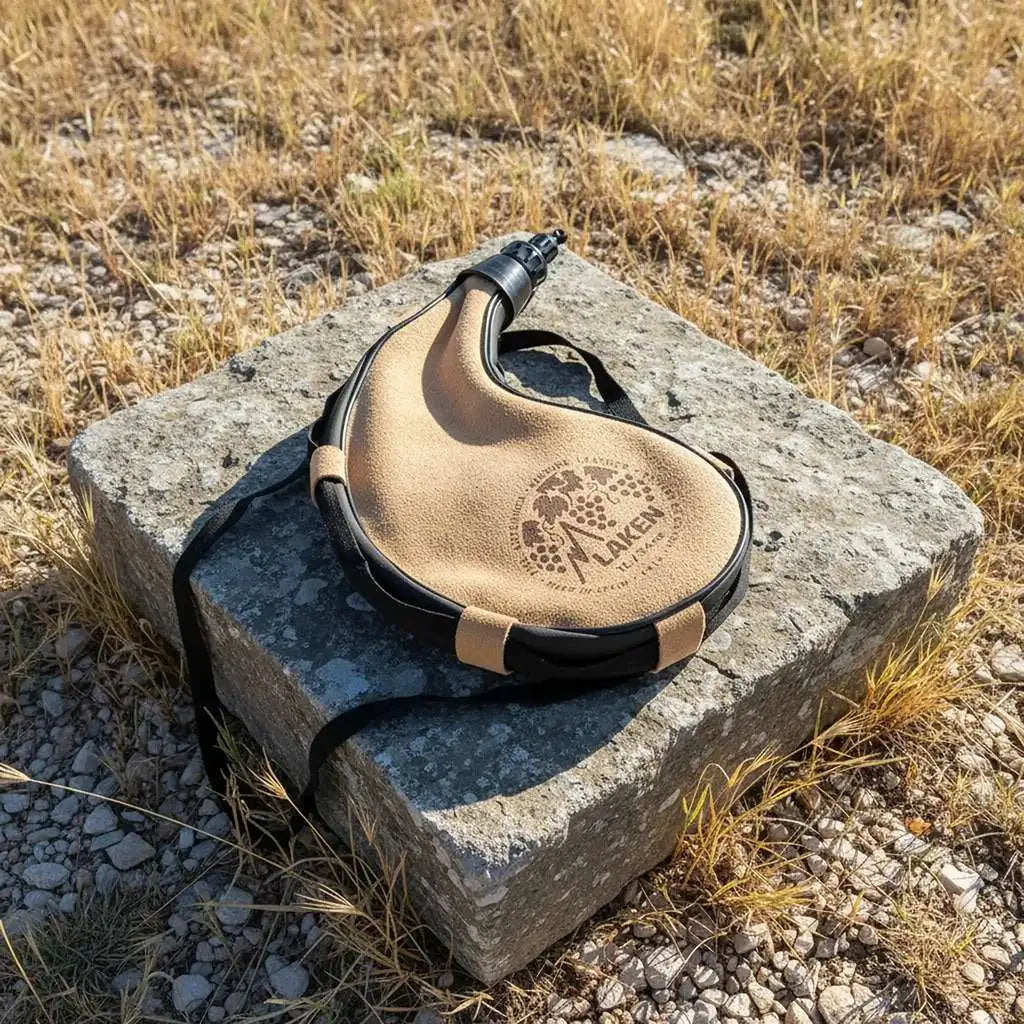 34oz Leather Canteen - Traditional Spanish Bota Bag