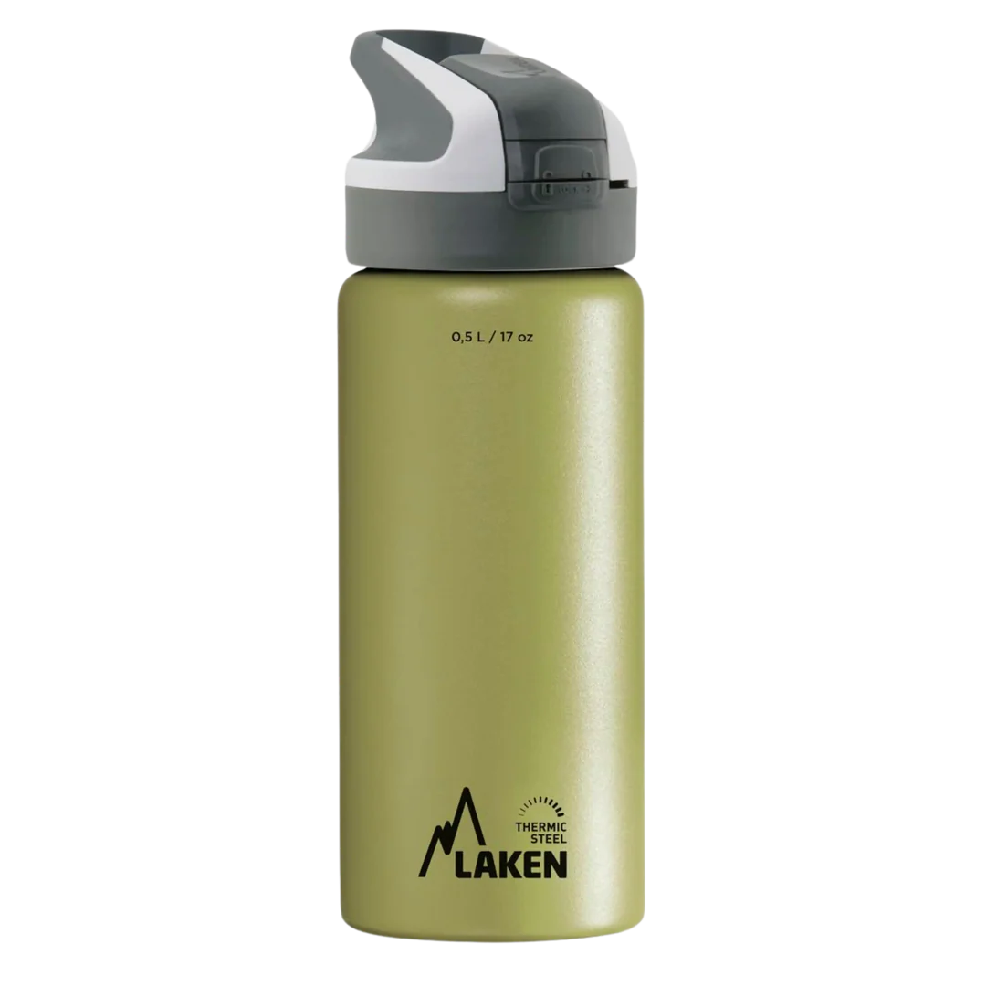 SUMMIT STAINLESS STEEL THERMO BOTTLE - STRAW CAP 17oz