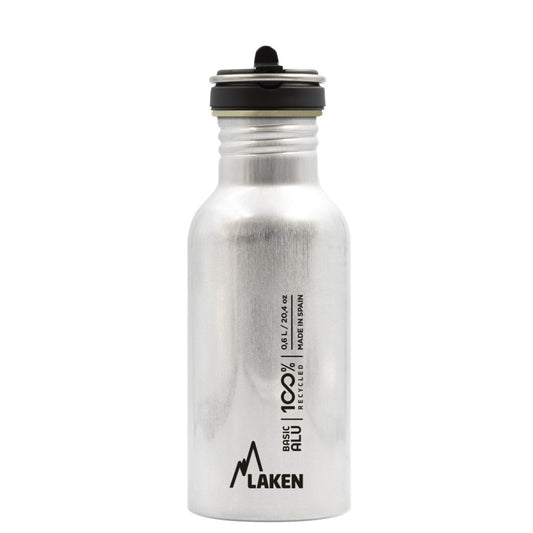 20oz WIDE MOUTH ALUMINUM WATER BOTTLE WITH FLOW STRAW CAP