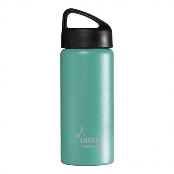 CLASSIC STAINLESS STEEL THERMO BOTTLE - WIDE MOUTH 17oz – Laken